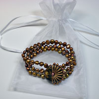 micro macrame bracelet