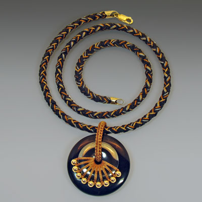 micro macrame pendants
