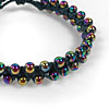 micro macrame bracelet
