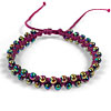 micro macrame bracelet