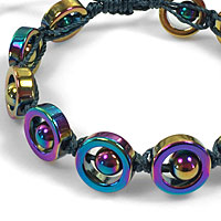 micro macrame bracelet