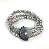micro macrame freshwater pearls bracelets