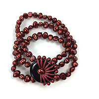 micro macrame bracelet