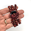 Micro Macrame freshwater pearl bracelet 
